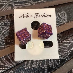 Dice earrings